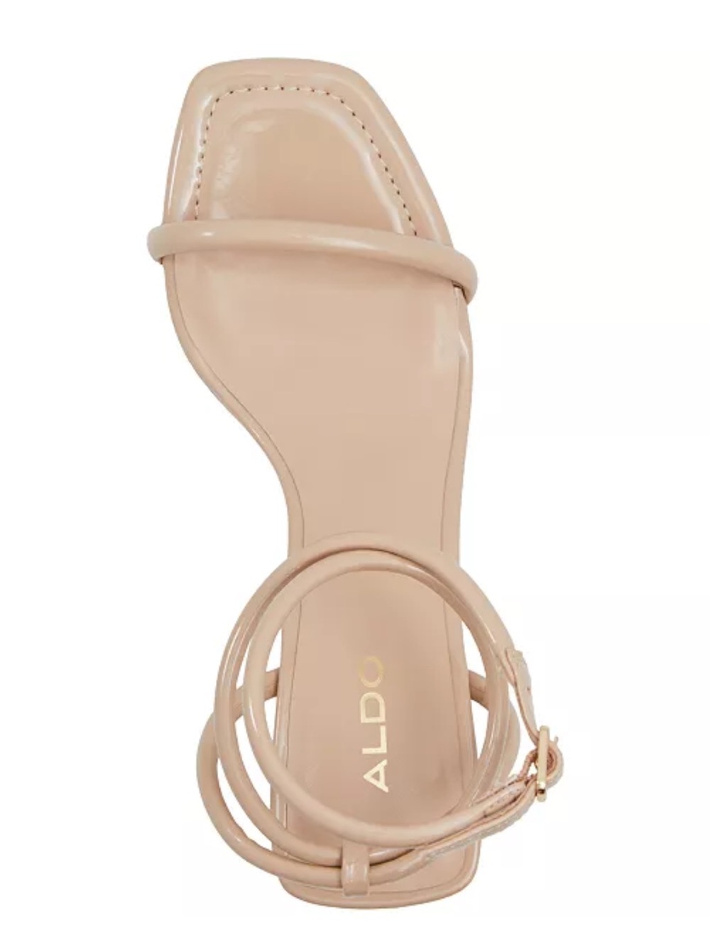 NEW ALDO DIME ANKLE STRAPPY SANDAL IN BONE WOMENS 7 - Picture 6 of 17